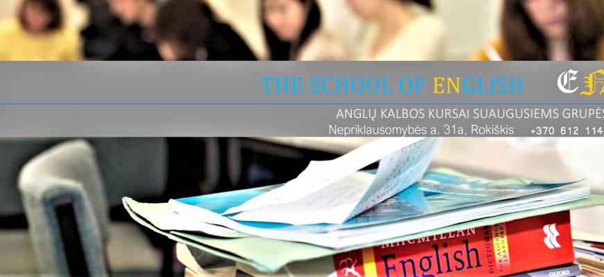 Organizuojami anglų kalbos kursai suaugusiems