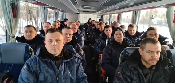 Rokiškio ugniagesių vadas išvyko į gelbėjimo misiją