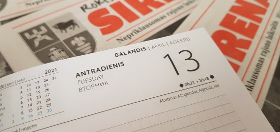 Balandžio 13-oji Lietuvoje ir pasaulyje