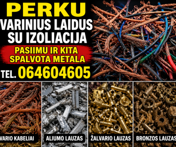 Perka laidus, kabelius