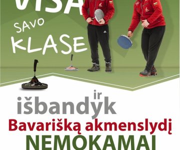 Išbandyk akmenslydį NEMOKAMAI