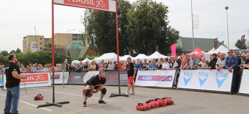 Rokiškėnas galiūnas R. Bartkevičius – vėl II-as