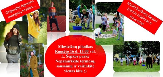 Rugsėjo 16d. miestelėnų piknikas L. Šepkos parke