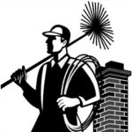 Medžių pjovimas, kaminų valymas