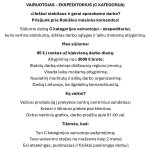 Vairuotojas-ekspeditorius (C kategorija)
