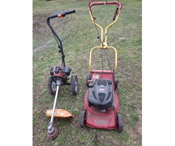 Savaeigė žoliapjovė, trimeris su ratukais