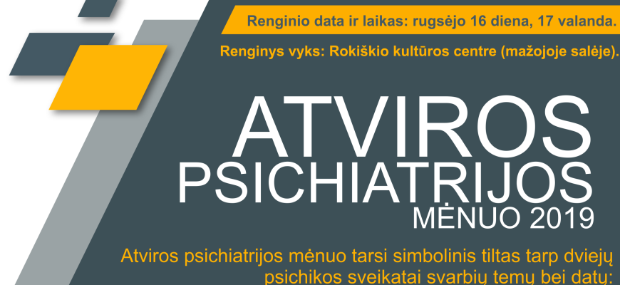 Atviros psichiatrijos mėnuo 2019