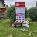 Žolinių iškilmėse Rokiškio bažnyčią juos kur kas daugiau, nei 100 vainikų