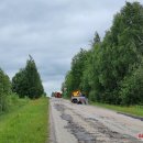 Imituojamas kelio Rokiškis-Jūžintai tvarkymas (foto)