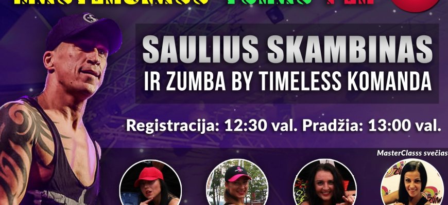 Sekmadienį kviečiame pajudėti Zumbos ritmu!