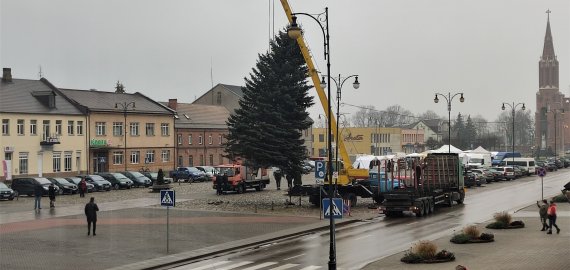 Į Rokiškį atkeliavo Kalėdų eglutė (video +foto)