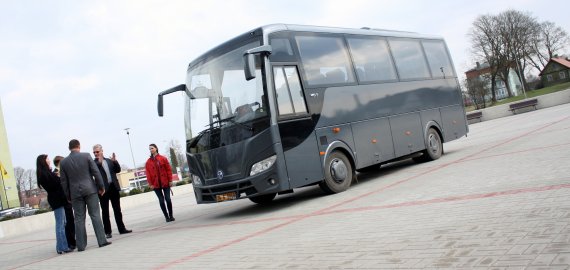 Autobusų parkas išbandė dar vieną naują autobusą (foto+video)