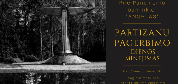 Gegužės 13 d. prie Panemunio paminklo „Angelas