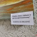 Seime atidaryta Rokiškio krašto kūrėjos Marinos Kubilienės tapybos paroda „Slėpynės žolynuose“ (foto+video)