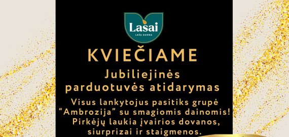 Kriaunose bus atidaryta nauja „Lašų duonos“ parduotuvė!