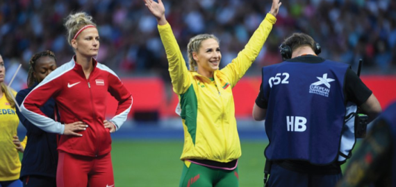 Ieties metikė Liveta Jasiūnaitė kolekciją papildė aukso medaliu