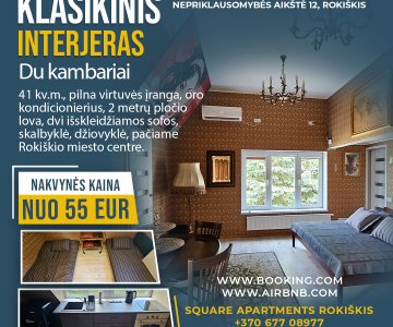 Apartamentų nuoma Rokiškyje