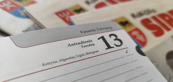 Vasario 13-oji Lietuvoje ir pasaulyje