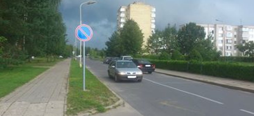 Diskusija: „Ar pastatytas kelio ženklas netrukdo eismui?