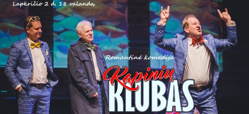 Lapkričio 2-ąją kviečiame į spektaklį „Kapinių klubas“