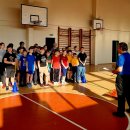 Rokiškio J. Tūbelio progimnazijos pradinių klasių mokinių „Cornhole“ turnyras (foto+video)