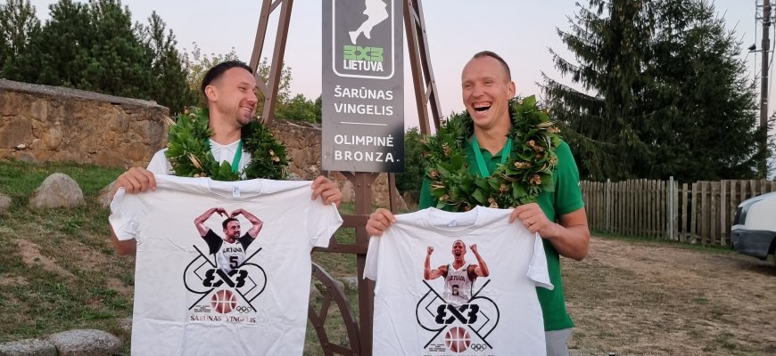 Š. Vingelis su Lietuvos 3x3 krepšinio rinktine keliaus į Europos čempionatą