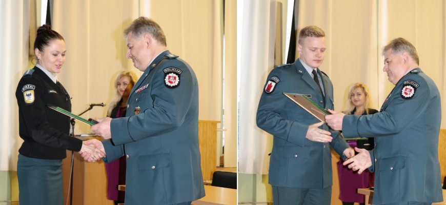 Apdovanoti 2016 metų geriausi apskrities pareigūnai