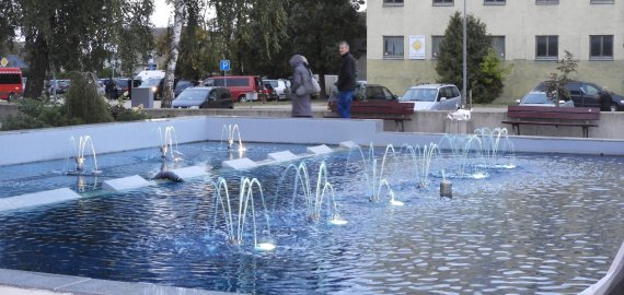 Miesto šventėje pasirodymą surengė ir savivaldybės fontanas, tačiau jį dar teks tobulinti