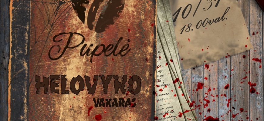 Spalio 31-ąją šiurpiai aristokratiškas vakaras kavinėje „Pupelė“
