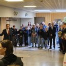 Seime atidaryta Rokiškio krašto kūrėjos Marinos Kubilienės tapybos paroda „Slėpynės žolynuose“ (foto+video)