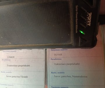 Puspriekabė, dokumentai