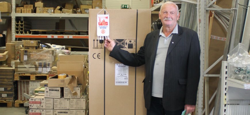 Nuo gaisro nukentėjusiai šeimai - „Rotary