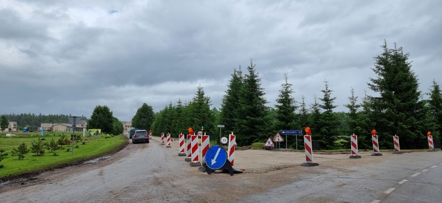 Kelio remonto darbų Rokiškio rajone „pažerta“ visur