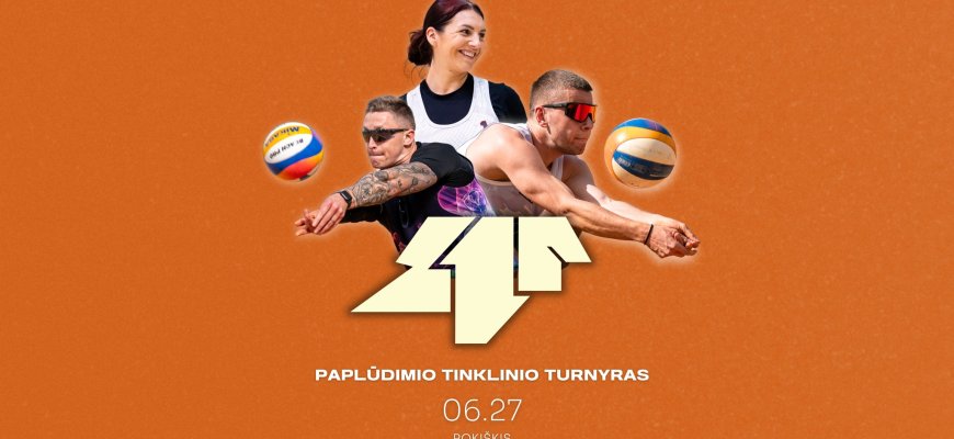 Rokiškyje vyks SIP paplūdimo tinklinio turnyras