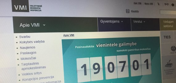 VMI duoda pusmetį, po to laukia baudos