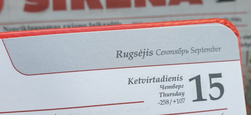 Rugsėjo 15-oji Lietuvoje ir pasaulyje