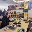 Sekmadienis ore – „Mokslo klube“ įvyko pirmosios dronų „mažylių“ varžybos (foto)