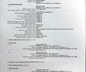 Išnuomojamas žemės ūkio paskirties sklypas (ilgalaikė nuoma)