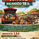 Šeštadienį šurmuliuos bagažinių turgus