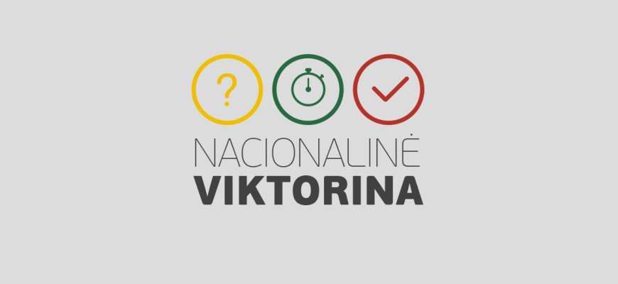 Kviečiame dalyvauti Nacionalinėje viktorinoje ir pasitikrinti žinias apie Lietuvą