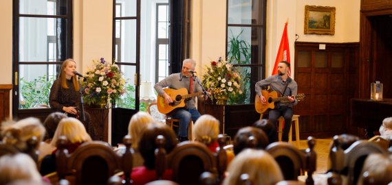Rokiškio krašto muziejuje įvyko koncertas, kurio metu rinktos lėšos Ukrainai (foto)